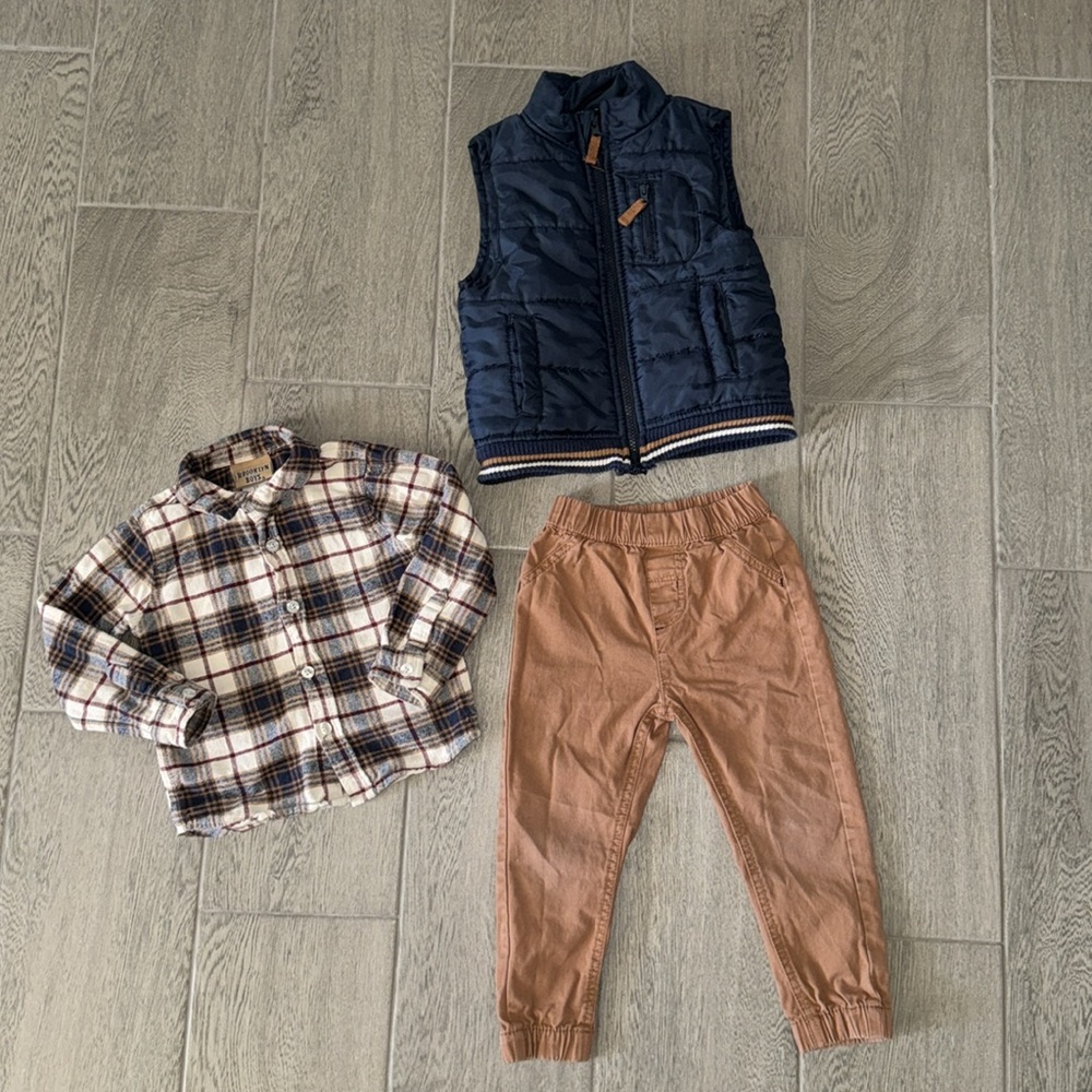 Brooklyn boys three piece matching set